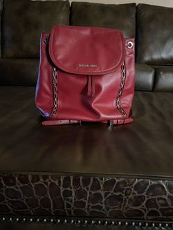 Michael Kors Red medium backpack