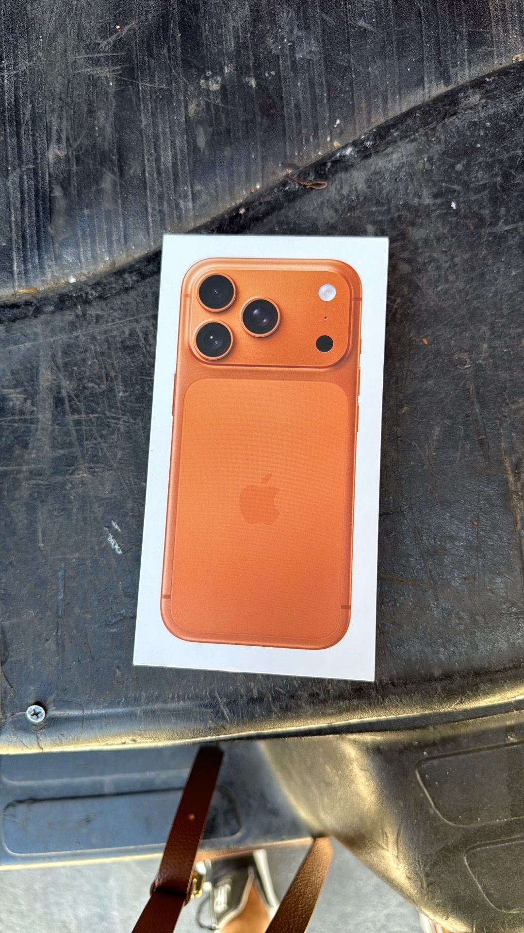 iPhone 17 pro orange 256 gig spectrum