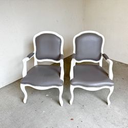A Pair Of CB2 Side Chairs