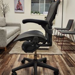 Large Size C Herman Miller Aeron Chair  Full Loaded With Lumbar Support 