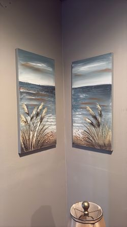 Two Beach Paintings