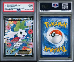 Shaymin EX (Full Art) RC21 Legendary Treasures: Radiant Collection Holo PSA 9