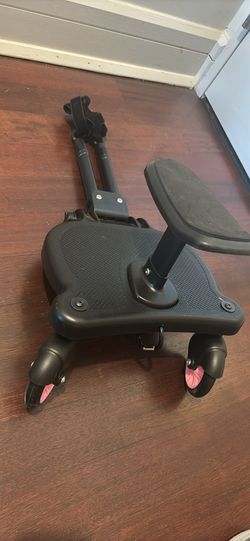 Universal Stroller Board with Detachable Seat, 2in1 Sit and Stand Stroller Connectors for Most Strollers, Holds Children Up to 55 LBs Stroller Standin