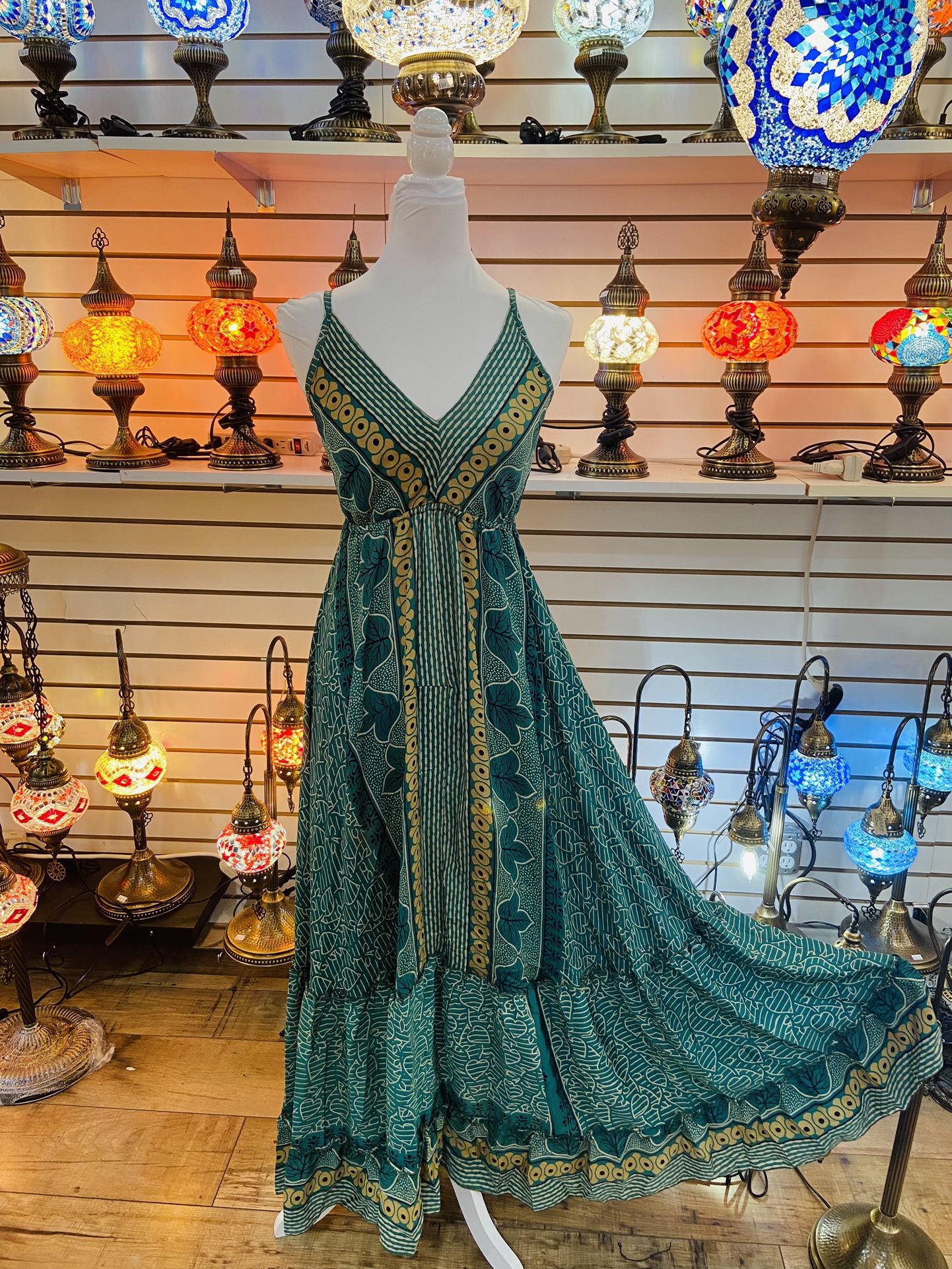 Women Indian Dress One Size , Boho Dress Long