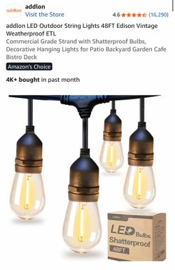 Brand new string lights