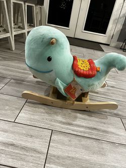Wooden Whale Rocker Echo