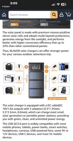 brand new in the box 30w solar chargers.