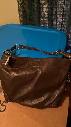 Coach Carly brown leather purse