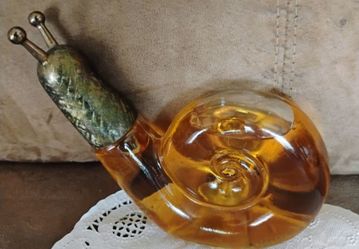 Vintage Avon Snail bottle
