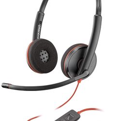 Plantronics Black wire 3220 Stereo Headset