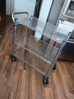 NSF-certified 3-tier industrial service cart