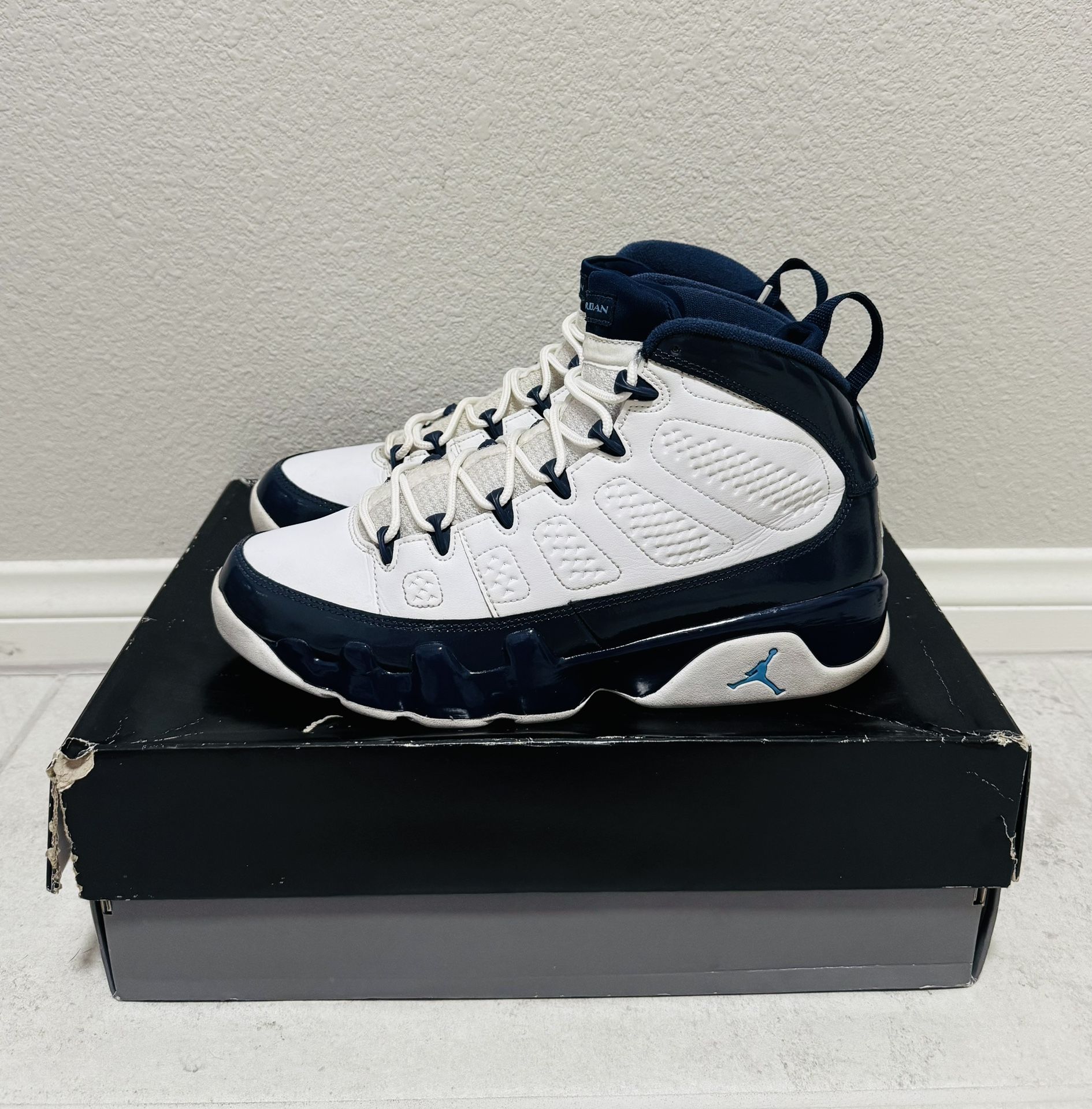 Jordan 9 Retro ‘Pearl Blue’ 2019 Sz 9M
