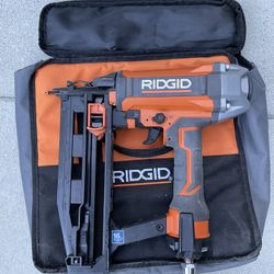 Ridgid 16 gauge “clean drive” nailer
