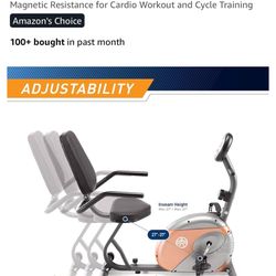 Marcy Home Fitness Exercise Bike