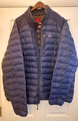 Men's XXL Navy Blue GERRY men's lightweight down puffer jacket NEW W/O TAG