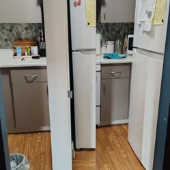 Mirrored 5 Shelf Cabinet 71" Tall 