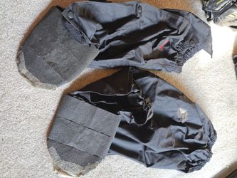 TourMaster rain boot covers waterproof 'customized' Large L motorcycle used