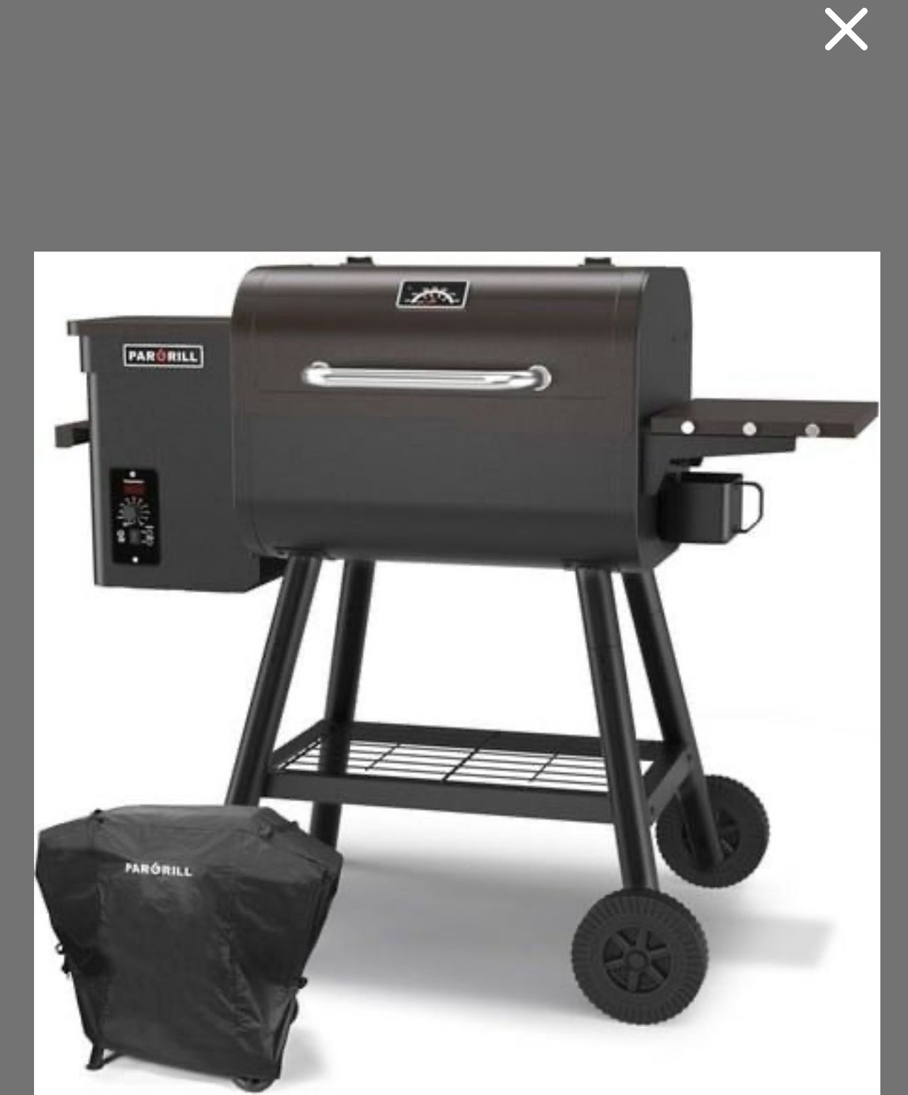PARGRILL Wood Pellet Grill & Smoker 467 https://offerup.com/redirect/?o=U3EuaW4= With Electric BBQ Grill And Cover