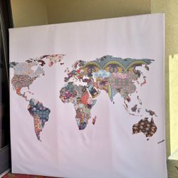 World Map Art 