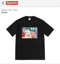 Supreme bedroom Tee. Black size M