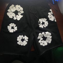 Denim Tears, Shorts, Black And White, Medium