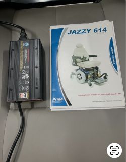 Pride Jazzy 614 power wheelchair in good condition. Needs new batteries. Comes with the original charger and owner’s manual. Everything else is includ