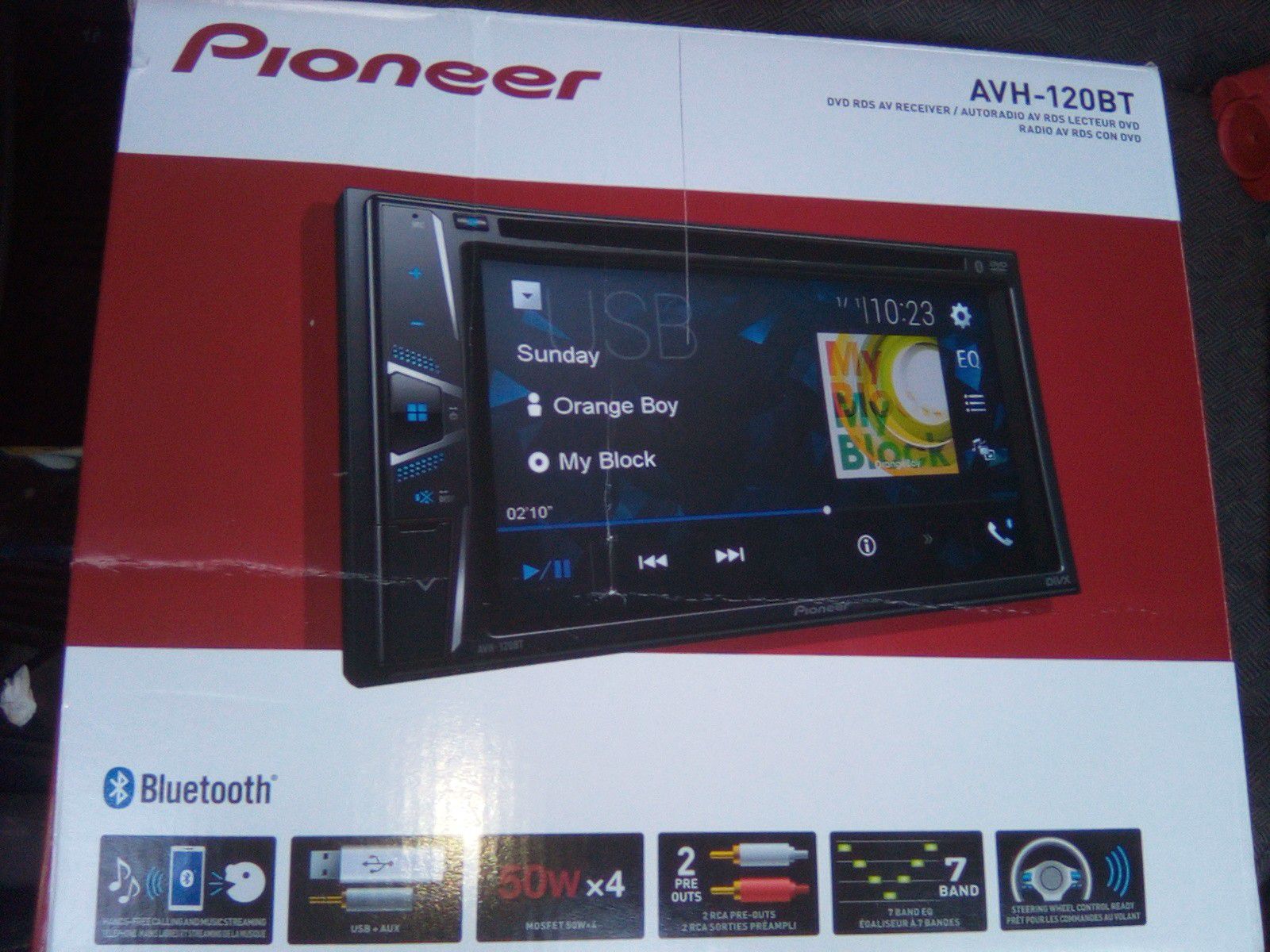 Pioneer DVD, CD,car receiver