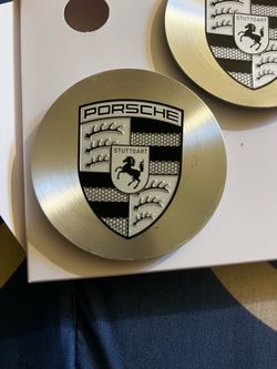 PORSCHE Tequipment Wheel Center Cap Set of 4