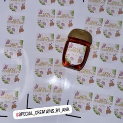 Personalized business logo hand sanitizer labels with qr code in the back ✨
