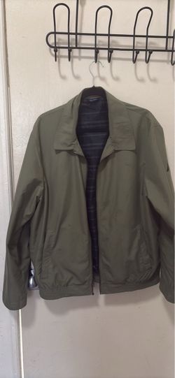 Olive Green Zip-Up Nautica Jacket