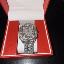Cartier Iced Out Watch