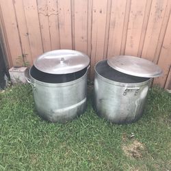 Cazuelas De Aluminio Grandes Las 2 X200$ 
