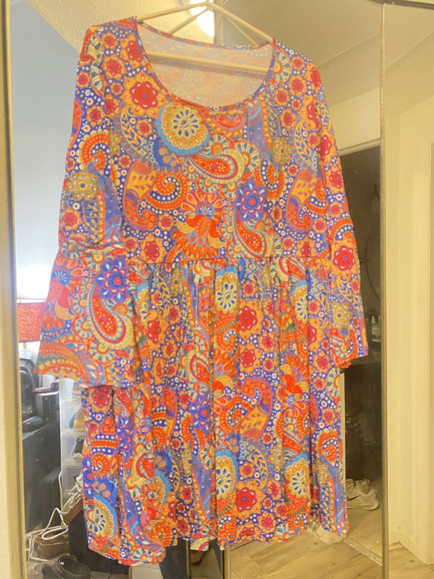 Multicolor Dress 3 XL