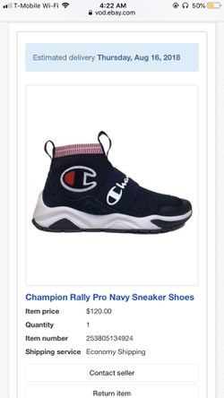 Champion shoes size 8.5 in men brand new never worn I paid 120$ n that's how much I want for em. for in St. Louis, MO - OfferUp