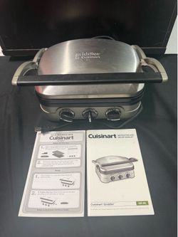 CUISINART GRIDDLER / INDOOR GRILL - GRIDDLE AND PANINI PRESS [CASH ONLY]