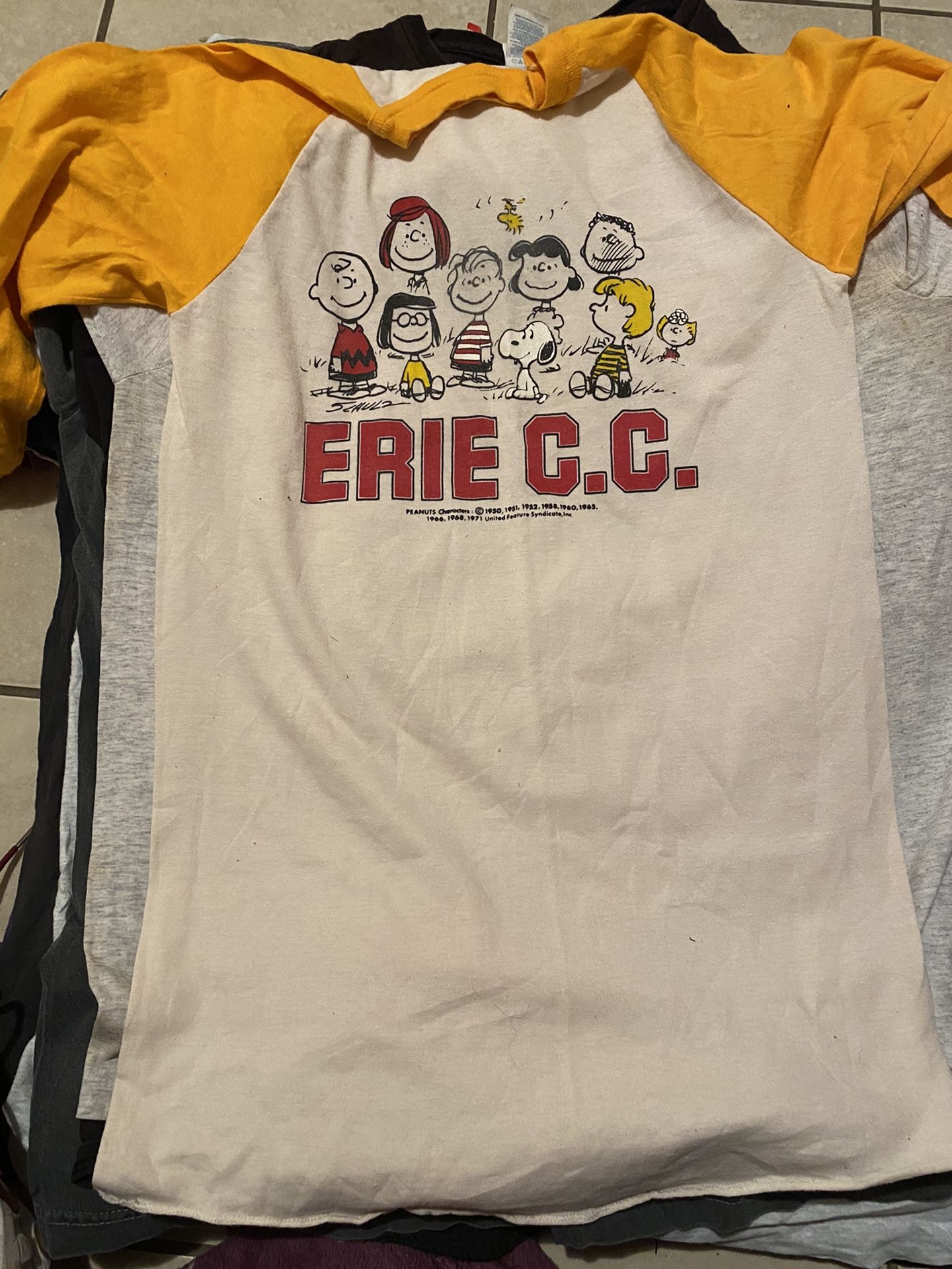 Vintage Charlie Brown Quarter Sleeve