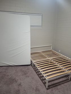 Queen mattress and frame