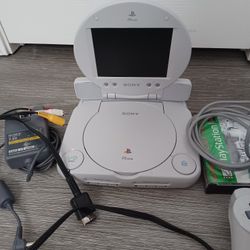 Vintage PSOne W/LCD Screen + FF7