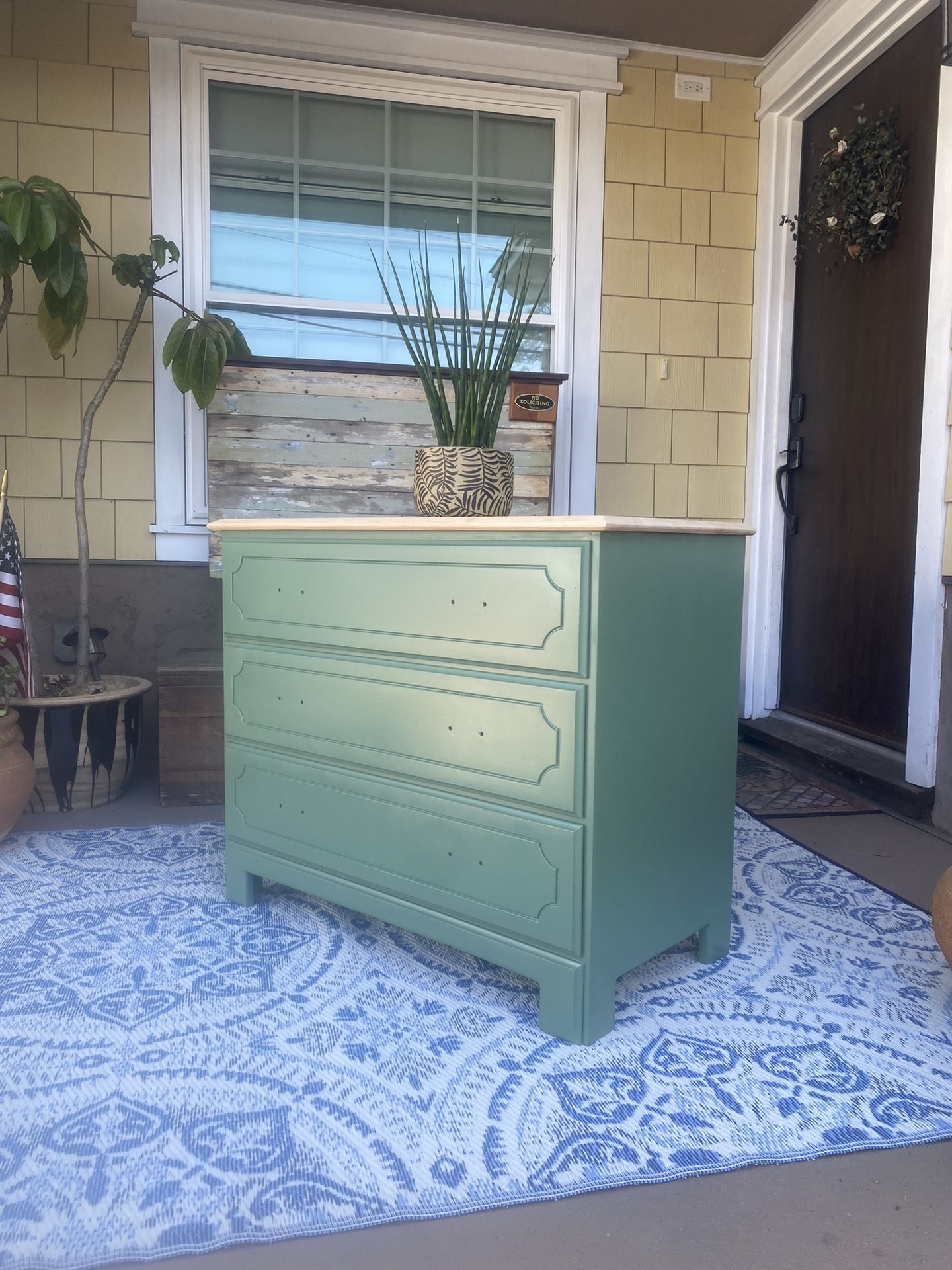 Refinished Solid Wood Dresser / Changing Table - Free Delivery!