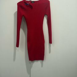 Red Dress (medium) Long Sleeve