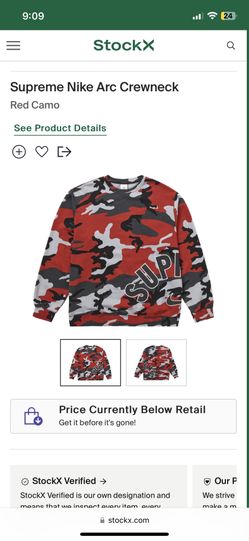 Supreme Nike Camo Sweater (small)