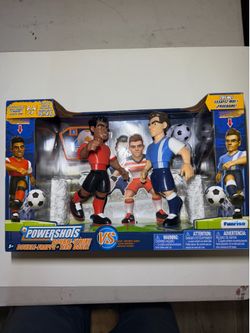 Powershots Double-Strike Soccer Action Figures Set - New in Box! ⚽