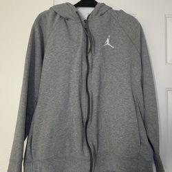 Jordan Gray Full- Zip Hoodie