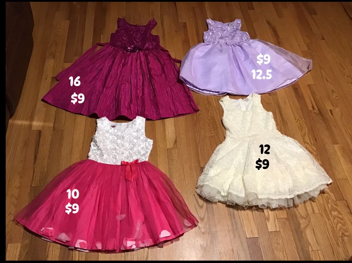 Girls Dresses Size & price On Picture