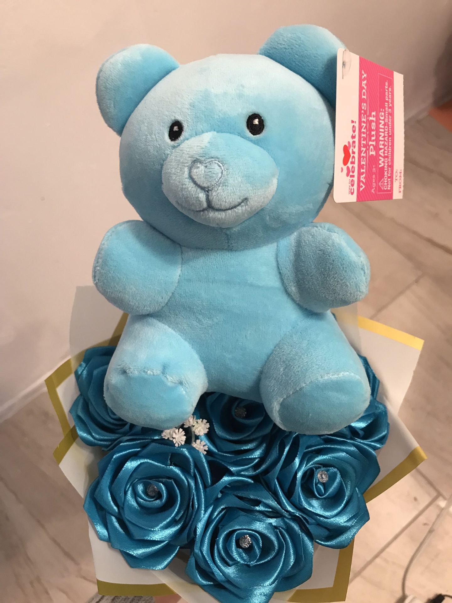 Eternal Bouquet With Bear