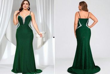 Green Party dress