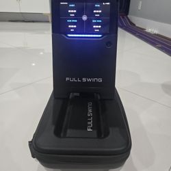 Full Swing Golf Launch Monitor with Case Black Gray