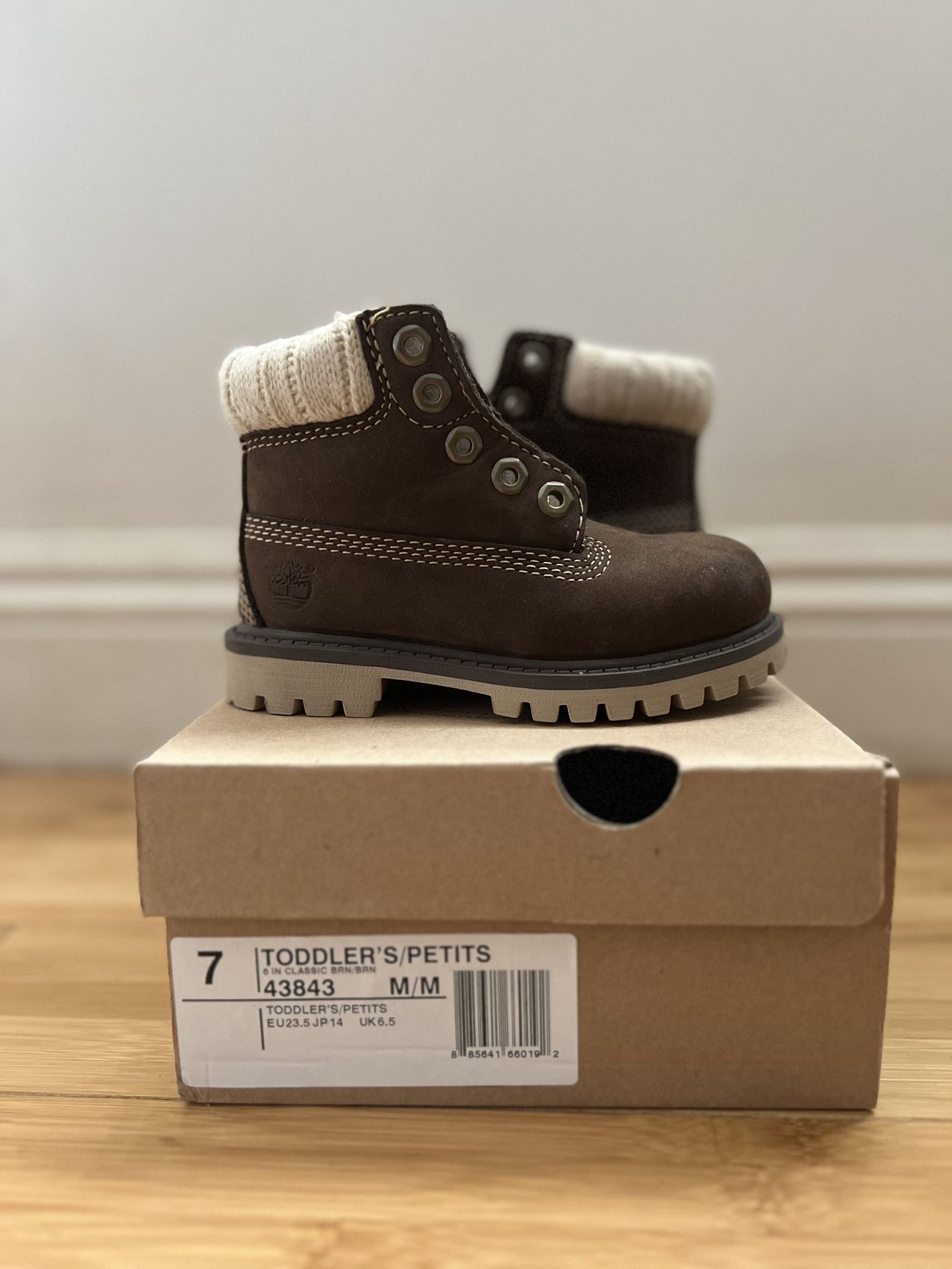 Timberland Toddler Size 7 Brown Suede Snow Walking Hiking Boots
