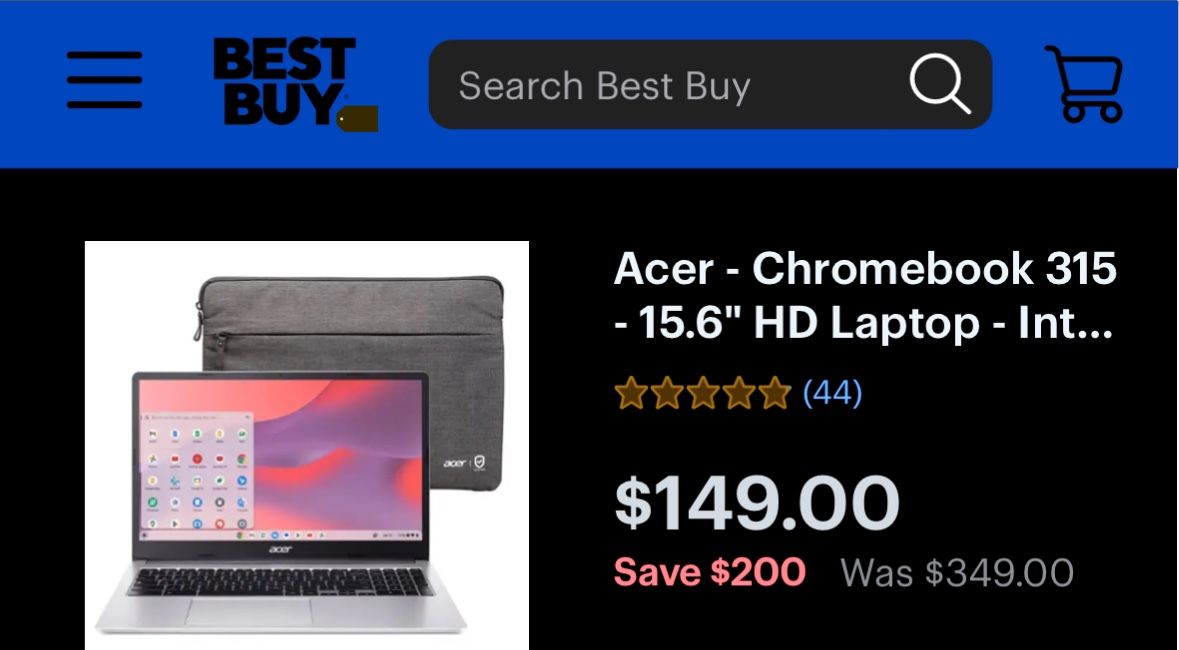 Acer - Chromebook 315 - 15.6" HD Laptop Moonstone Purple