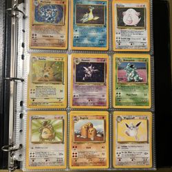Vintage Pokemon Card Binder🚨 200+ Cards Lp-Mp
